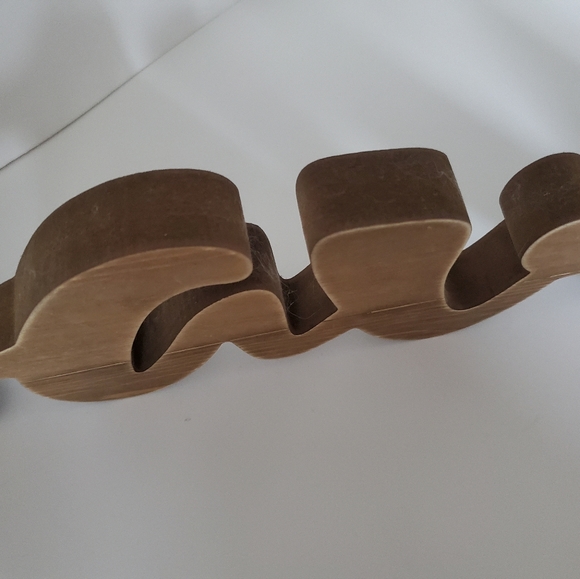 Carved Wood TRAVEL Sign | Gallery Wall Shop Display Tabletop Decor | Wood Grain - Picture 4 of 6